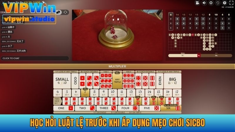 Học hỏi luật chơi tài xỉu trước khi tìm hiểu mẹo đặt cược
