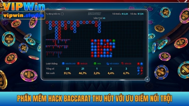 Phần mềm hack Baccarat được yêu thích nhờ nhiều ưu điểm nổi trội