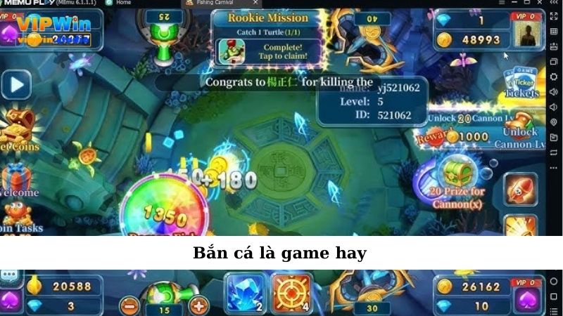 Bắn cá là game hay