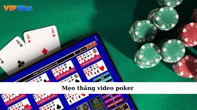 Mẹo thắng video poker