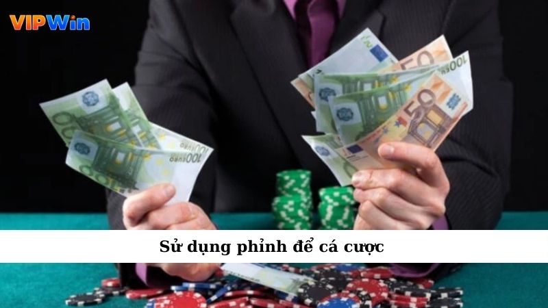 Sử dụng phỉnh để cá cược